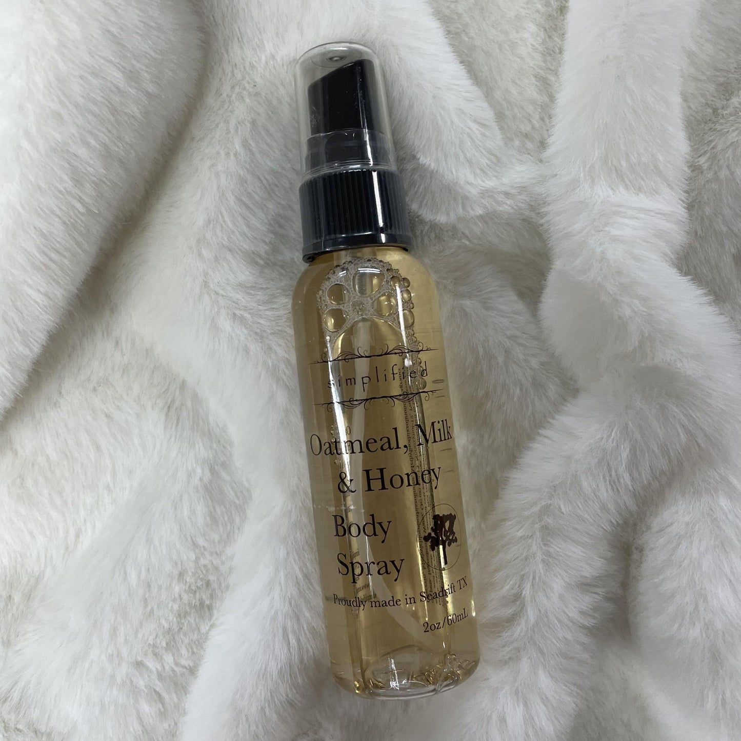 "Oatmeal, Milk & Honey" Body Spray -Simplified