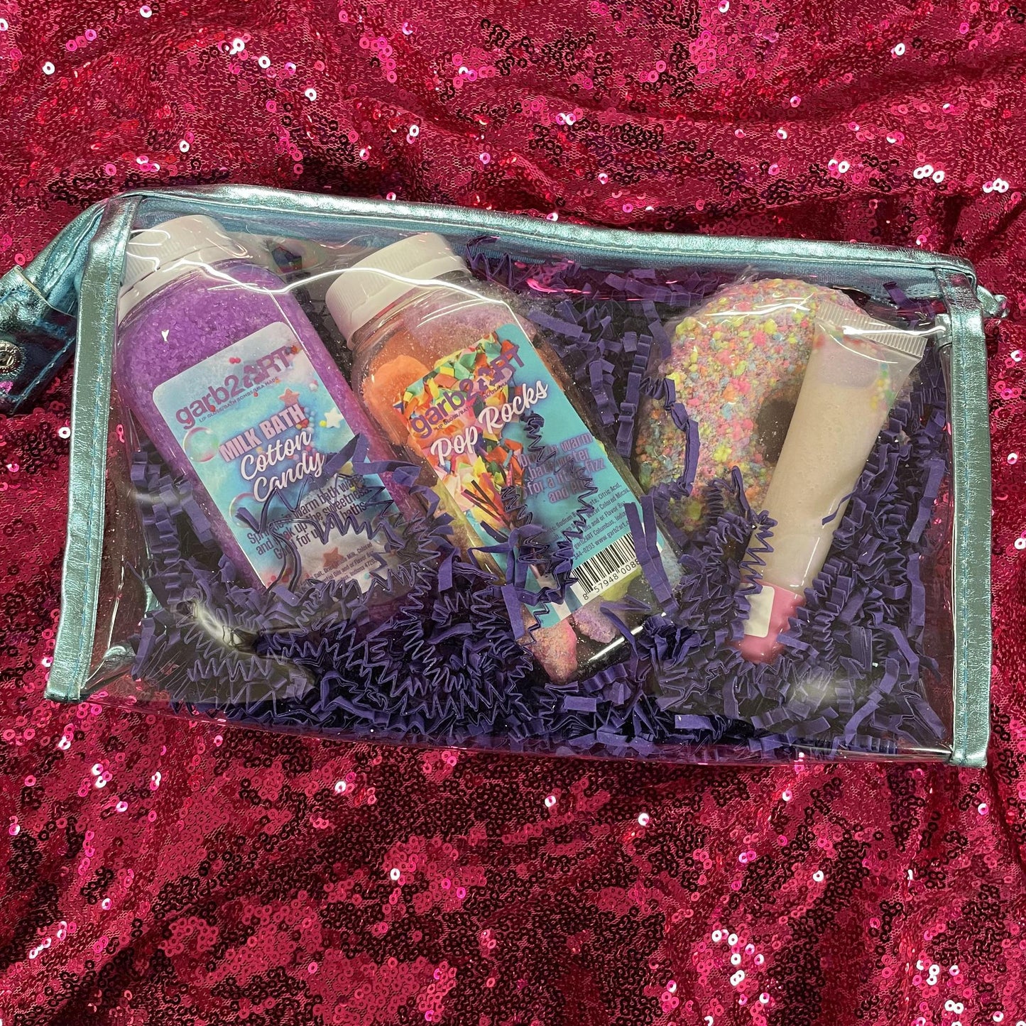 Cotton Candy Bath Set- Grab2art