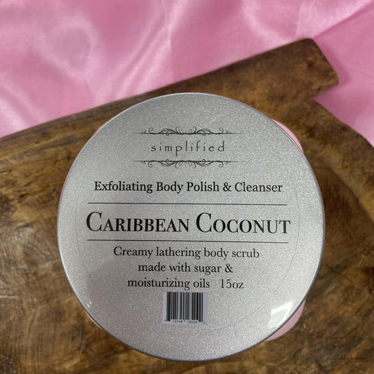 "Caribbean Coconut" Body Scrub -Simplified