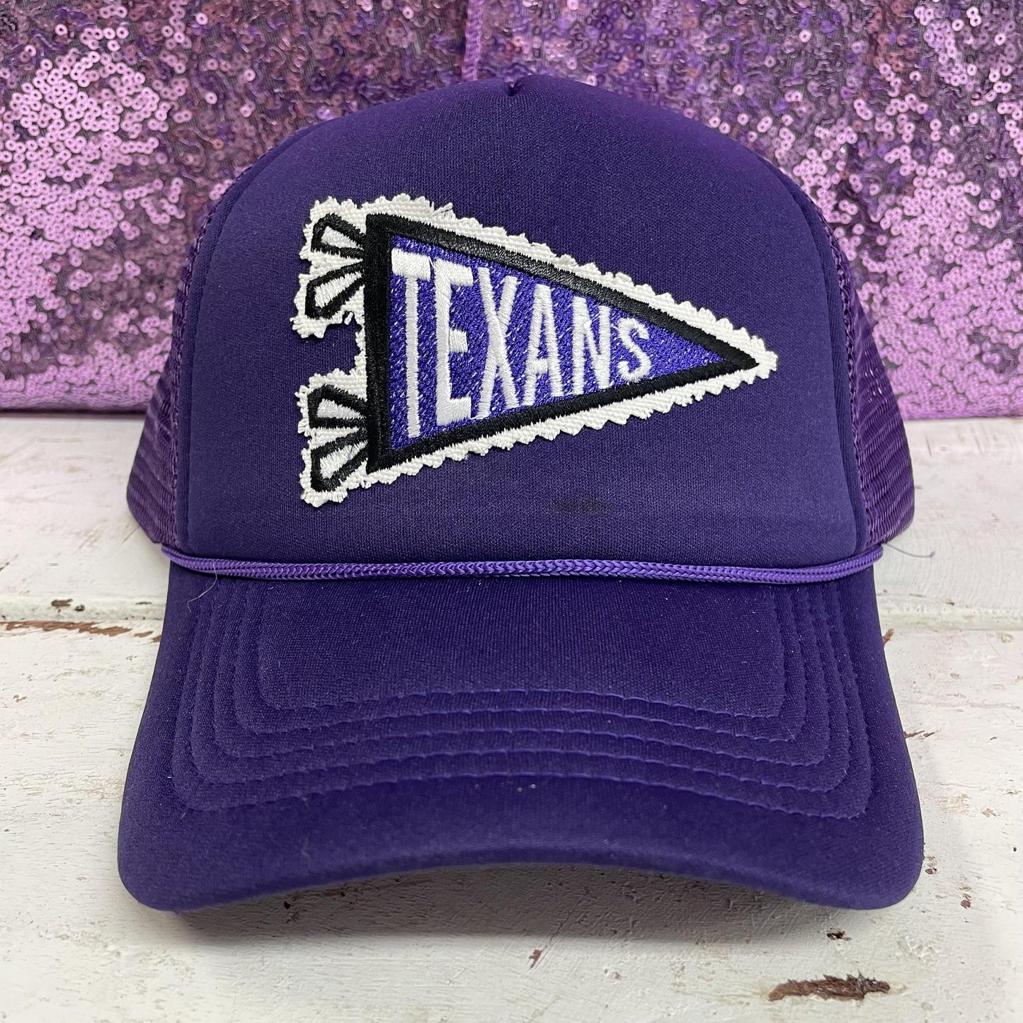 Texas Pennant Trucker Cap