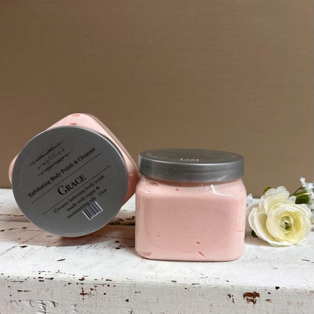 "Grace" 15oz Body Scrub- Simplified