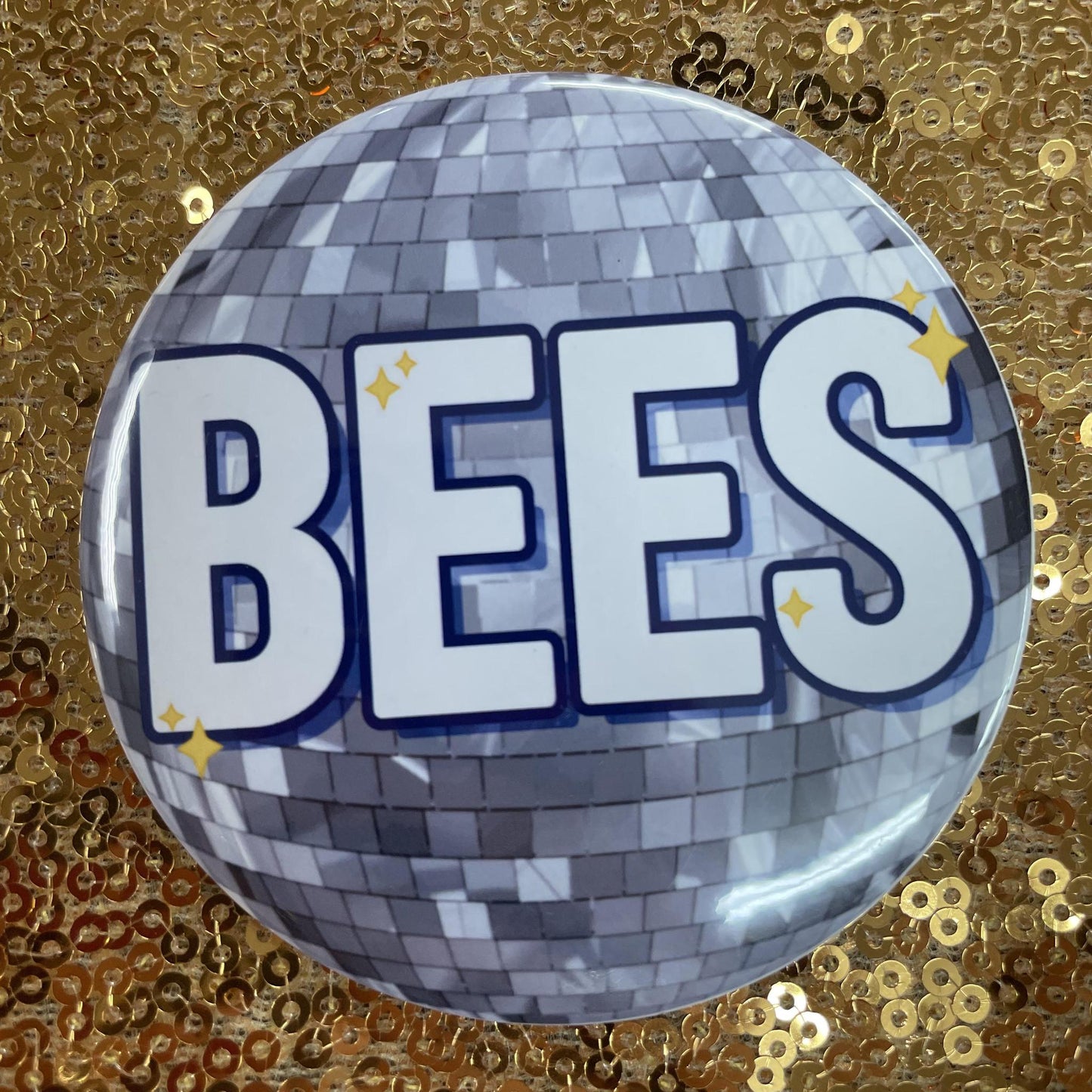 Disco Bees - 3" Button