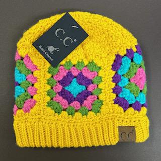 Mustard Crochet- C.C Beanie