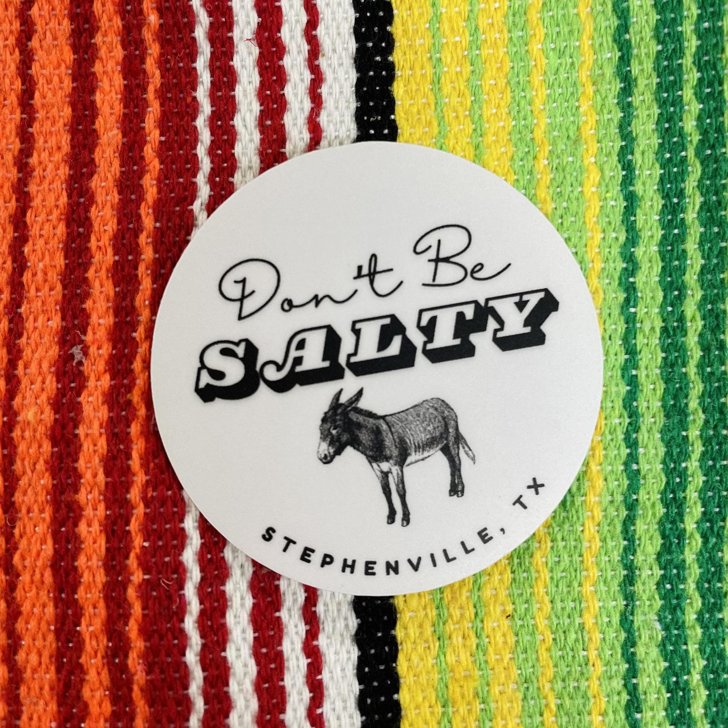 Donkey Stephenville Sticker - SDM