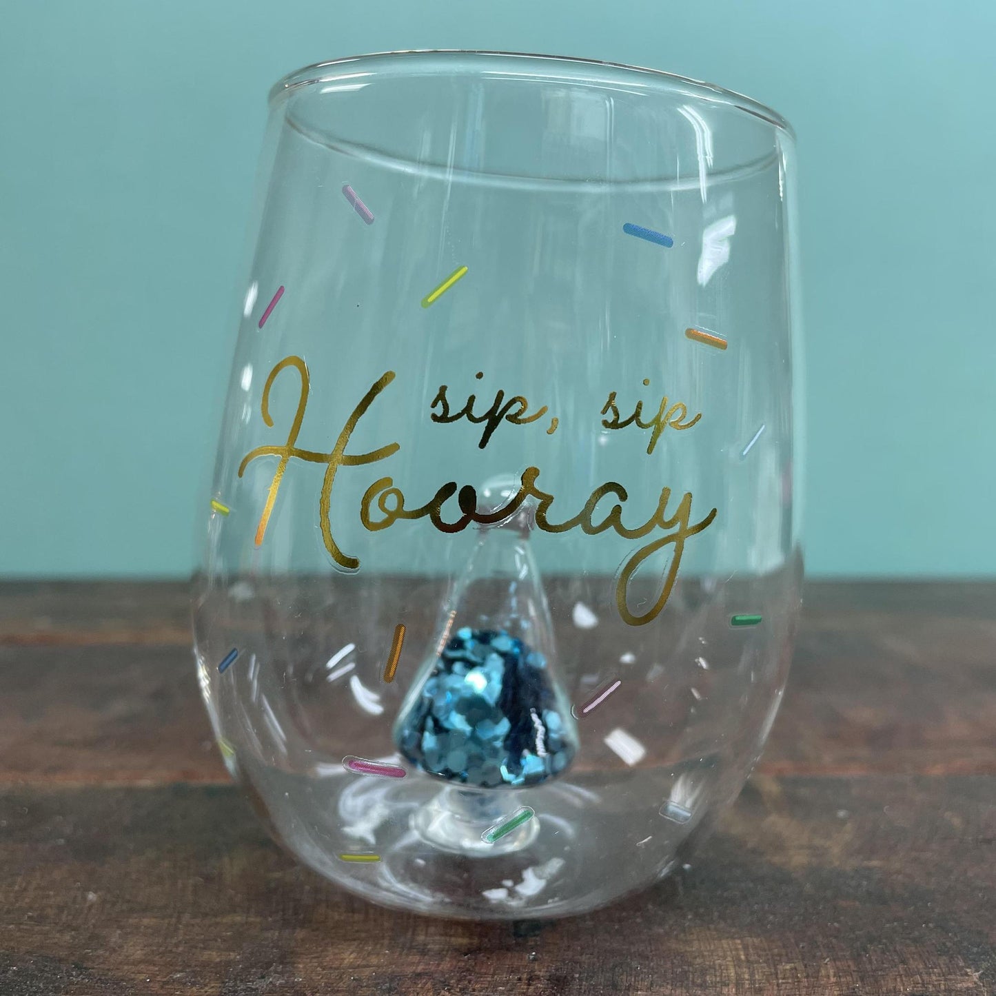 Hooray Icon Birthday Glass- Mug Pie