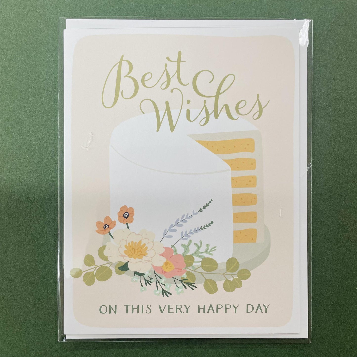 Best Wishes Cake Greeting Card