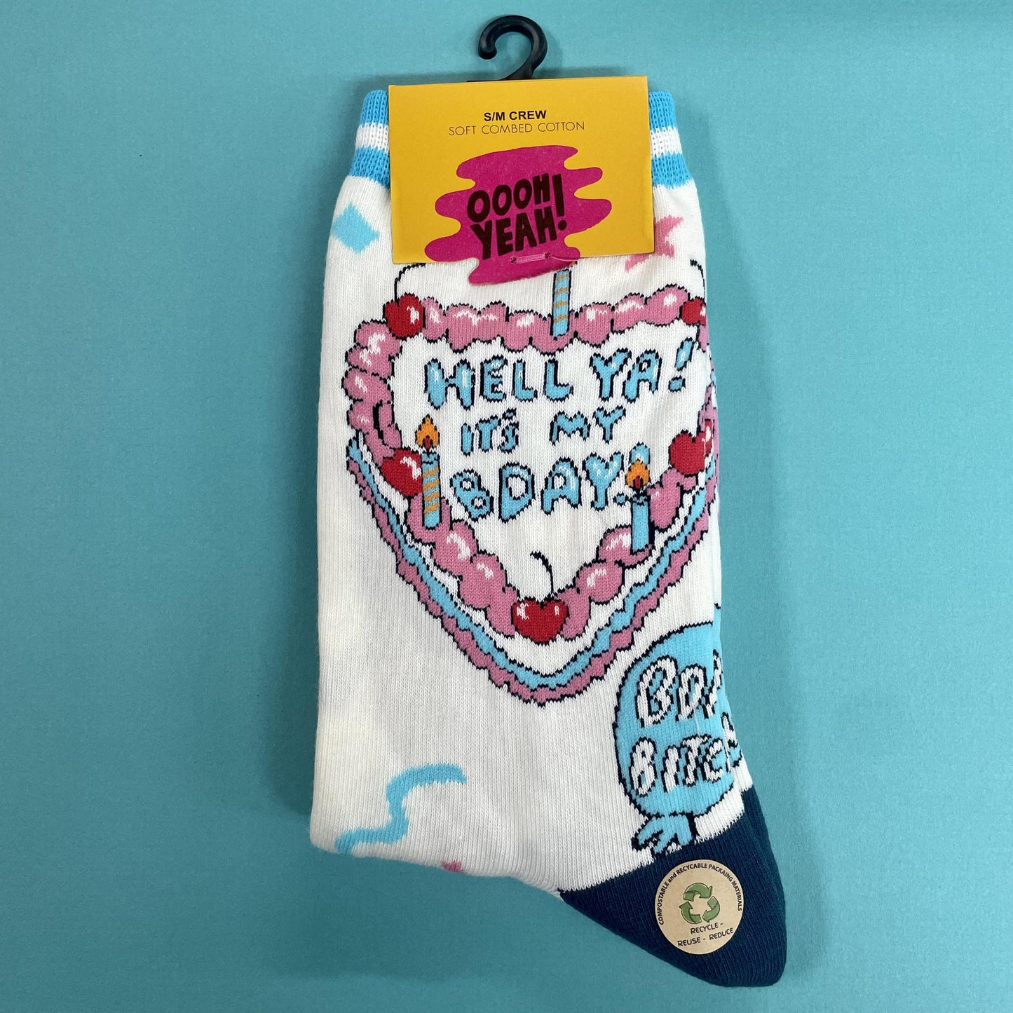 My Birthday Women's Crew Socks- Oooh Yeah Socks