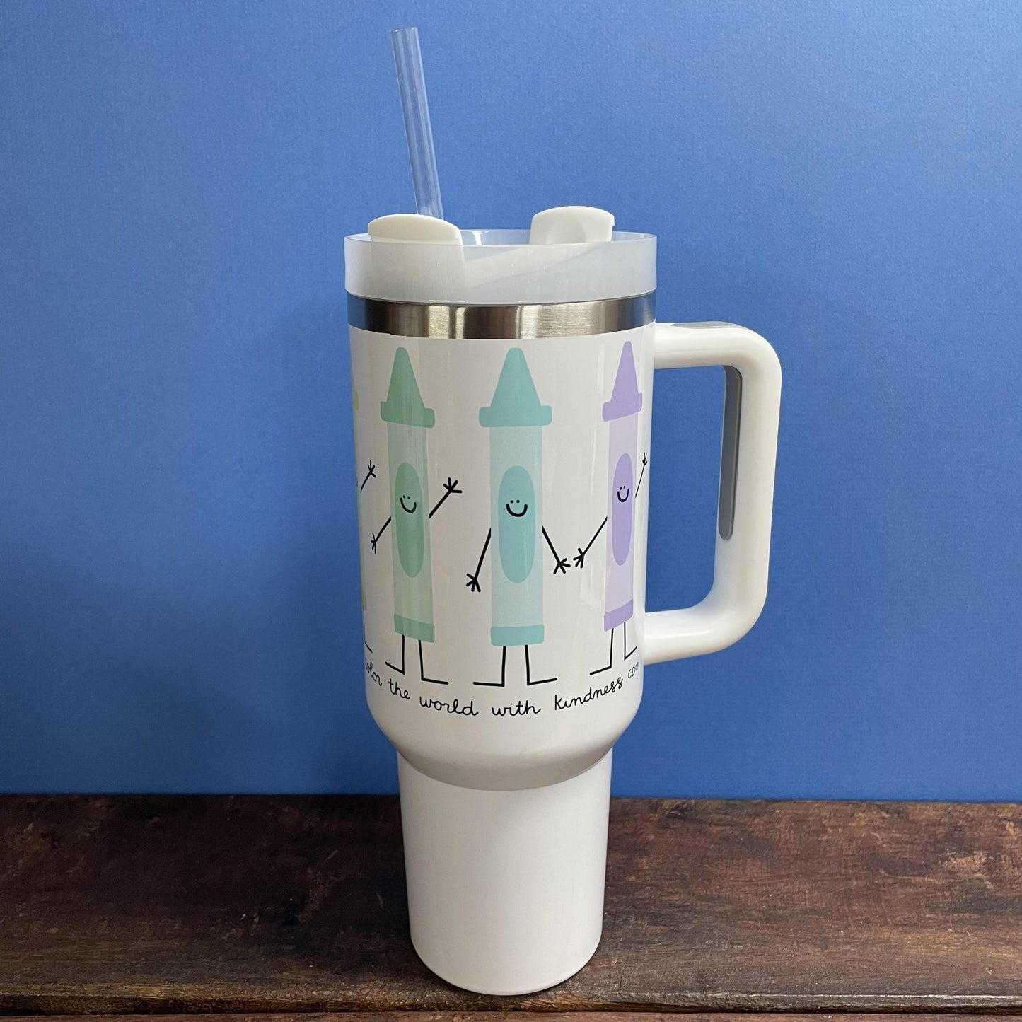 Color The World With Kindness - 40oz Tumbler - Callie Danielle