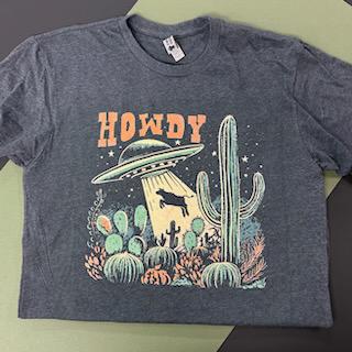 Howdy Alien Abduction- T-shirt
