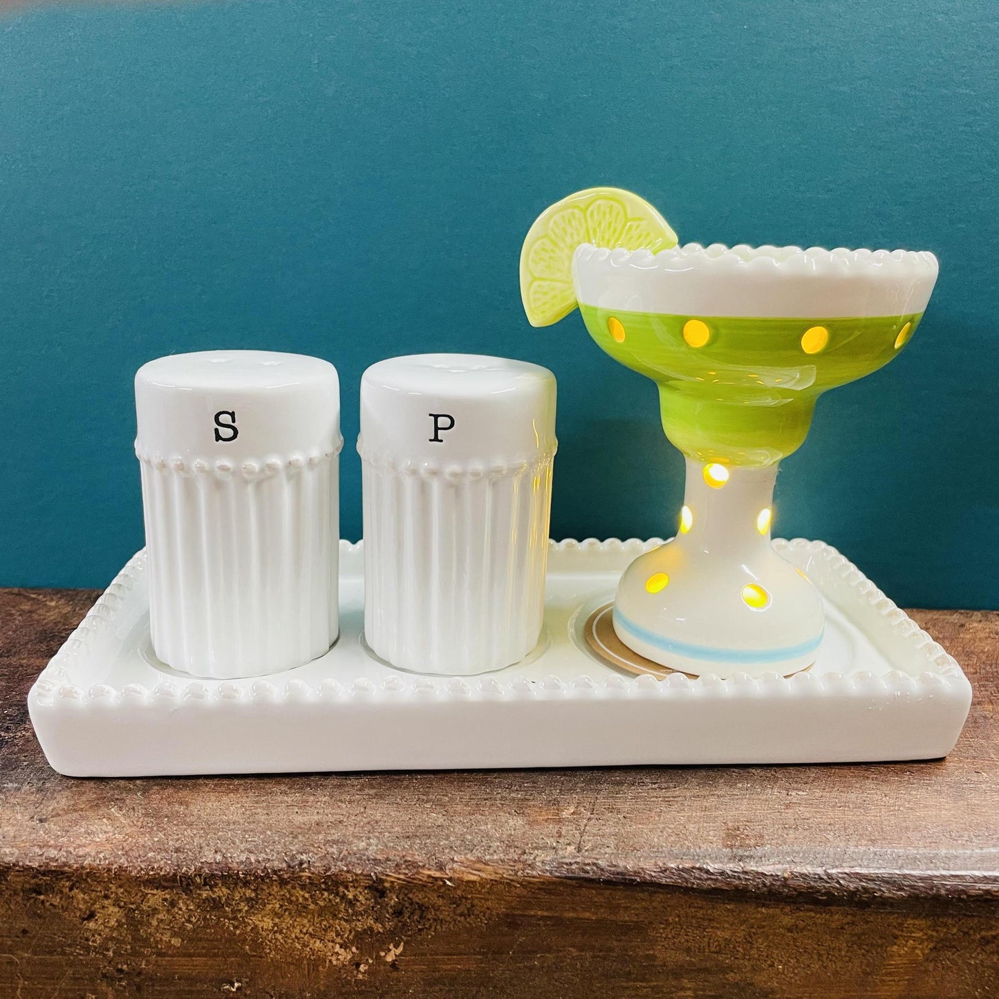 Salt and Pepper Accessory Holder - Mud Pie