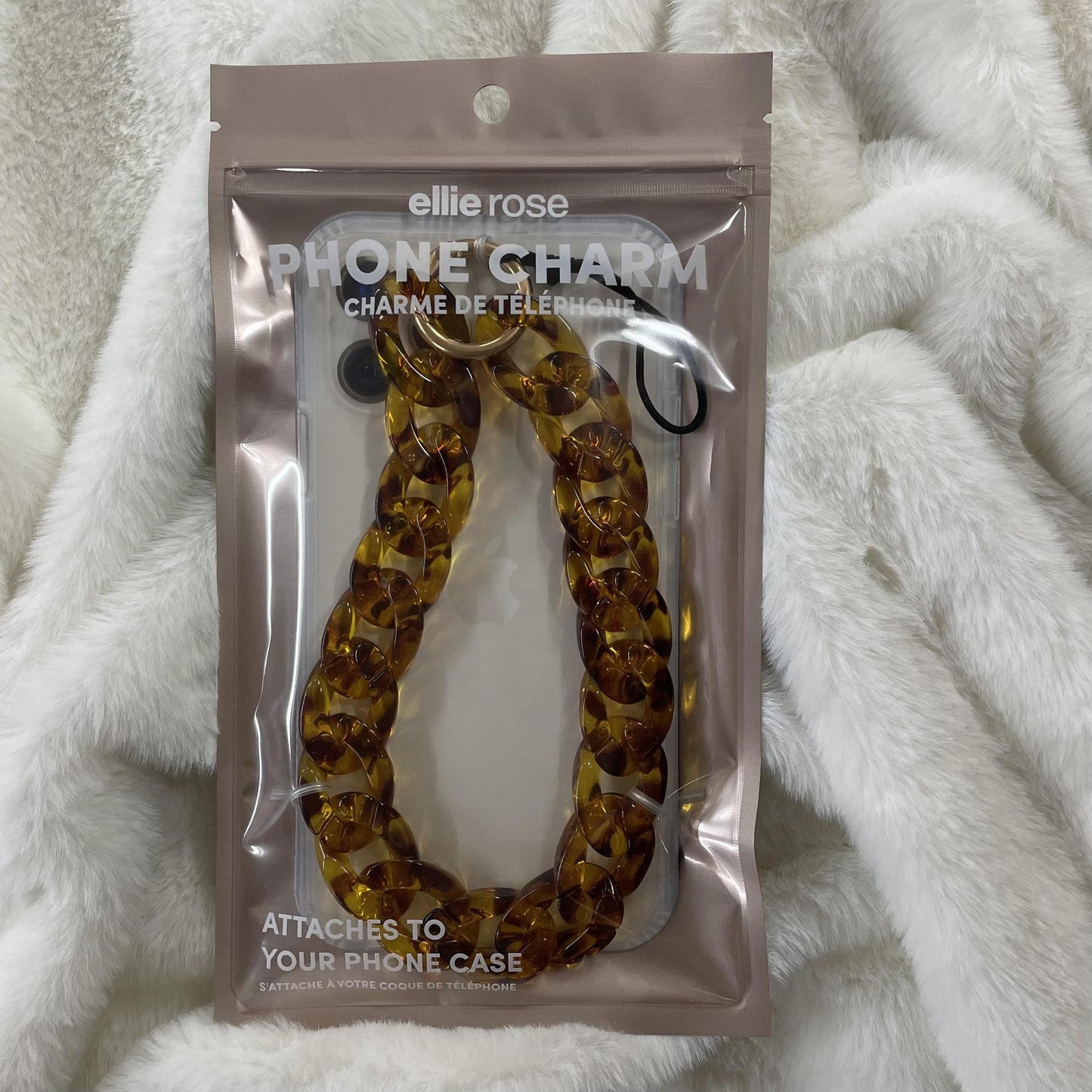 Tortoiseshell Phone Charm- Ellie Rose
