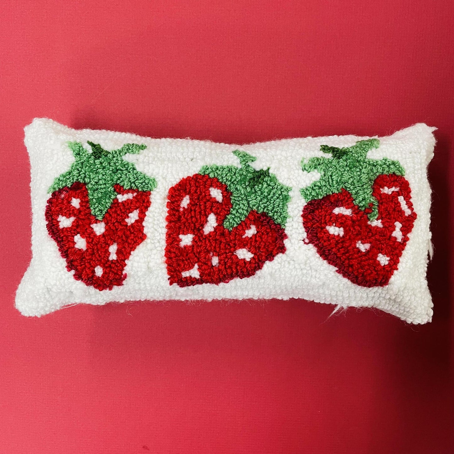 Strawberry Trio Hook Pillow - C and F