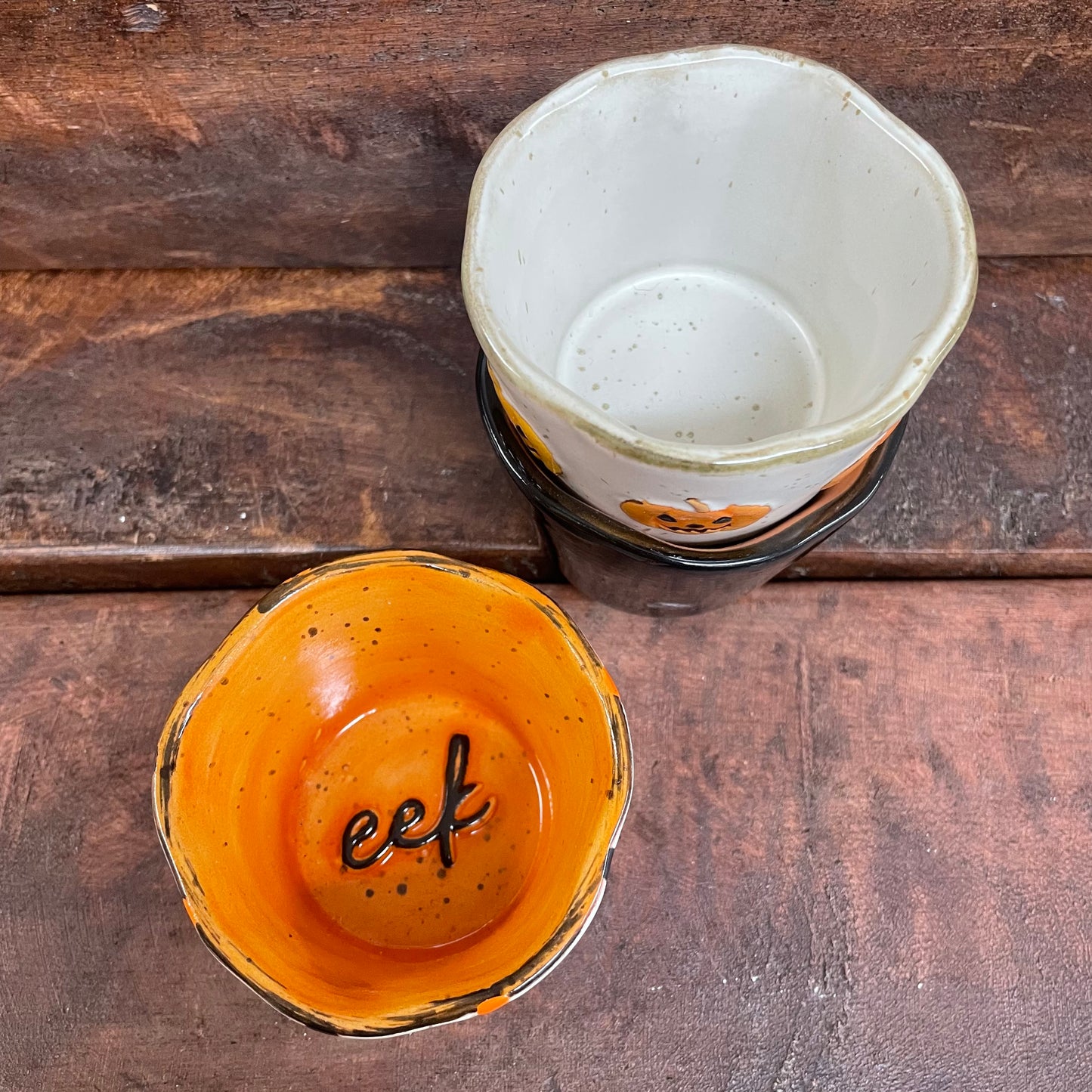 Halloween Ramekin Set - White