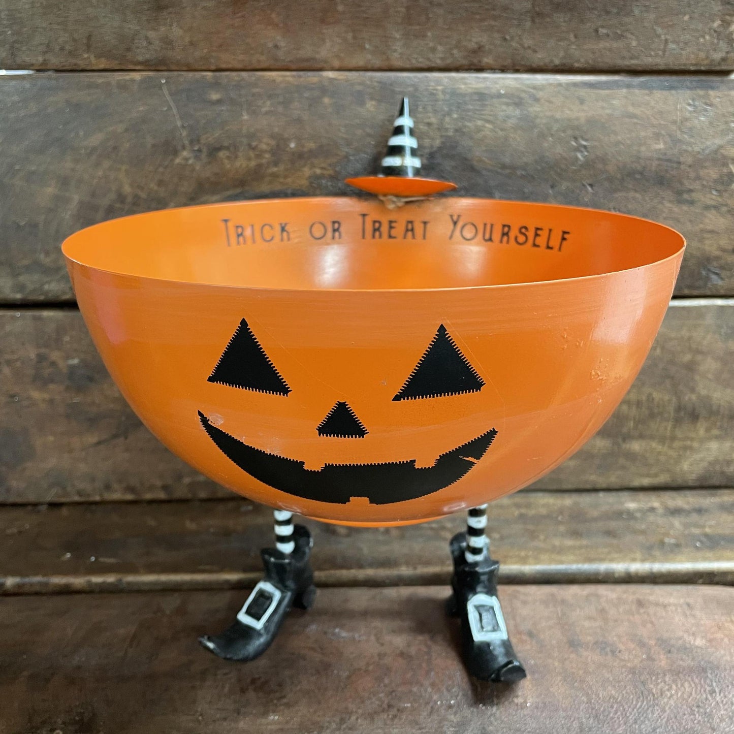 Trick or Treat Yourself Candy Bowl