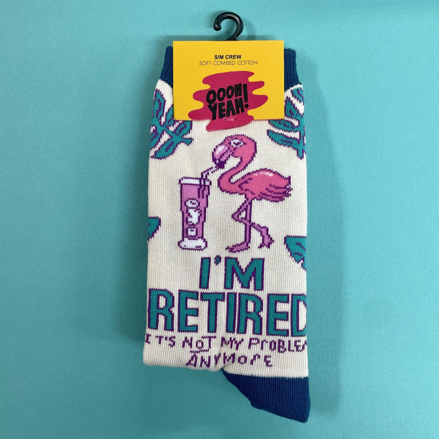Retired Women's Crew Socks- Oooh Yeah Socks