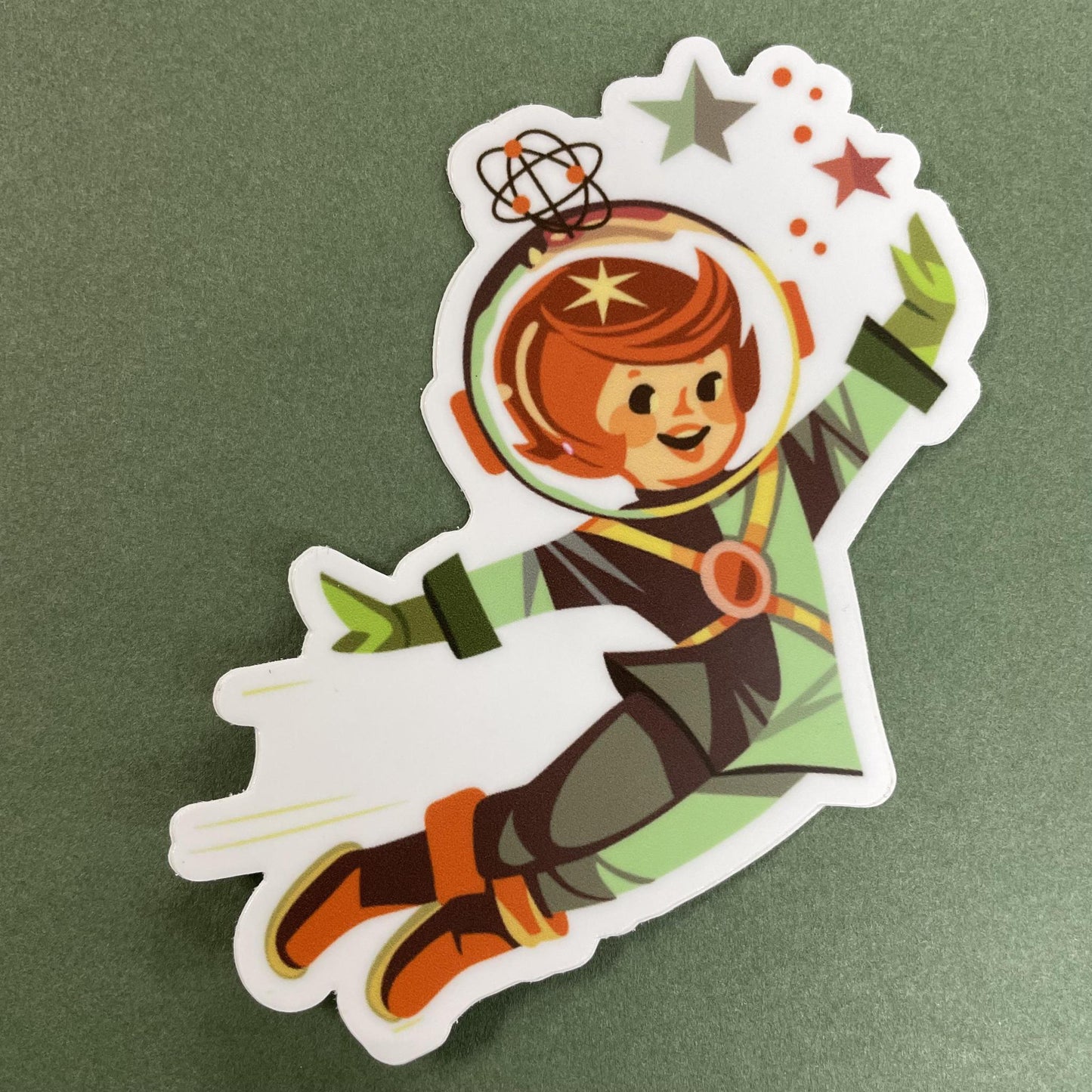 Spacegirl Retro Sticker- R&W Kitchen Co.