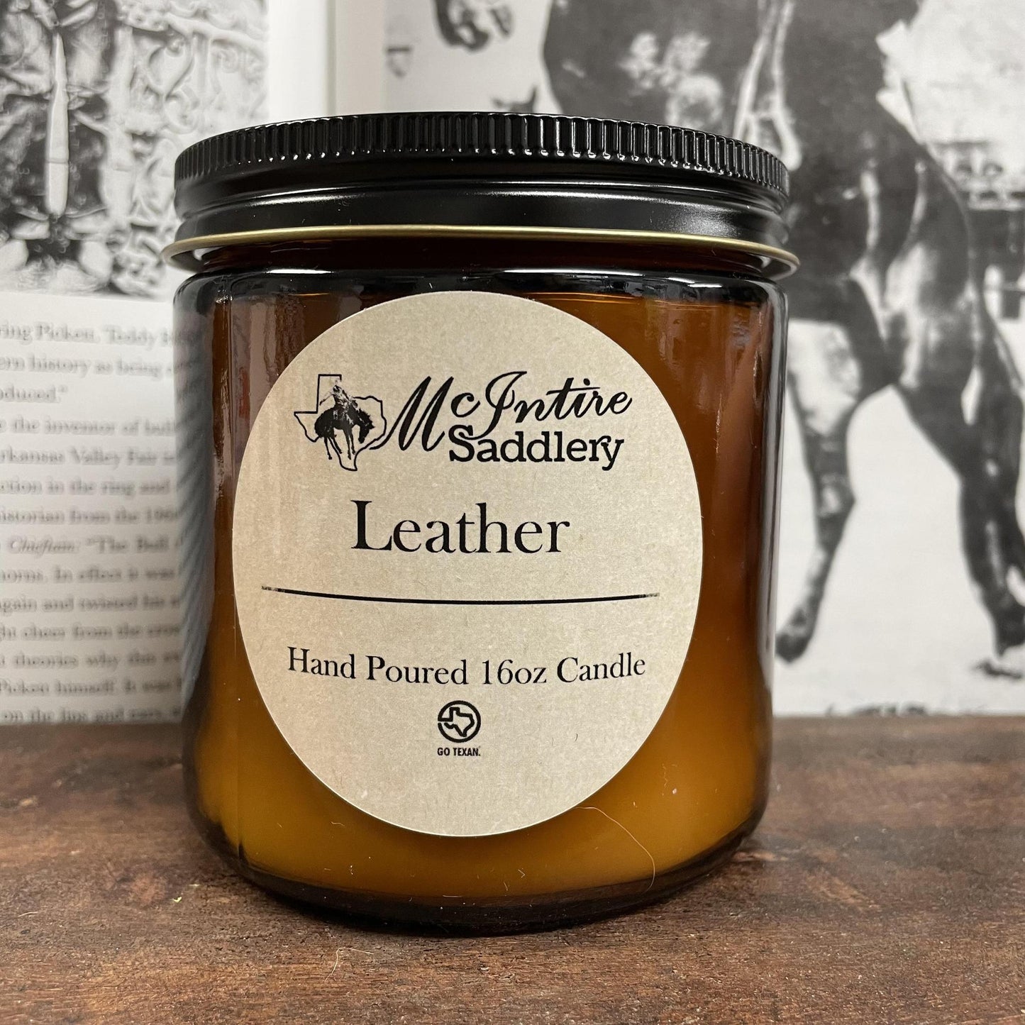 Leather Candle - 16oz - McIntire Saddlery