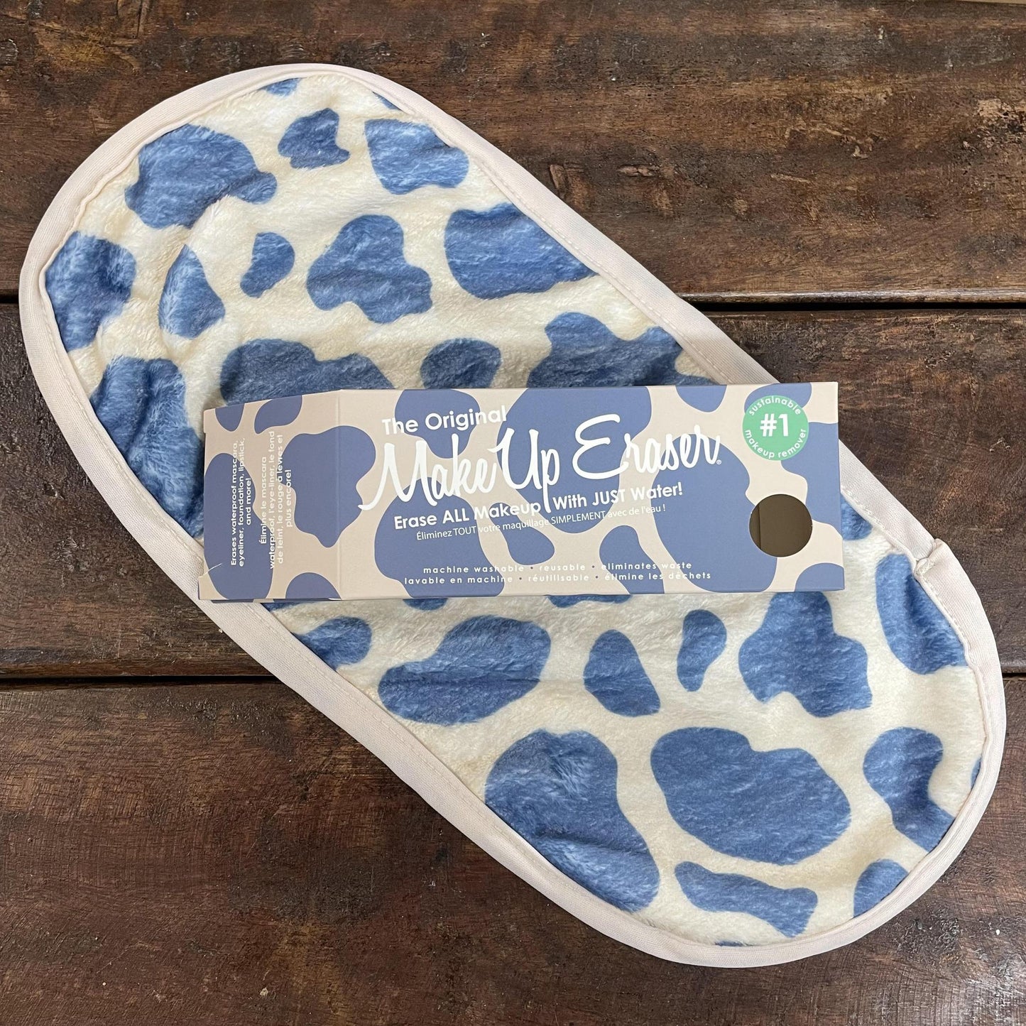 The Original Make Up Eraser- Cow Print