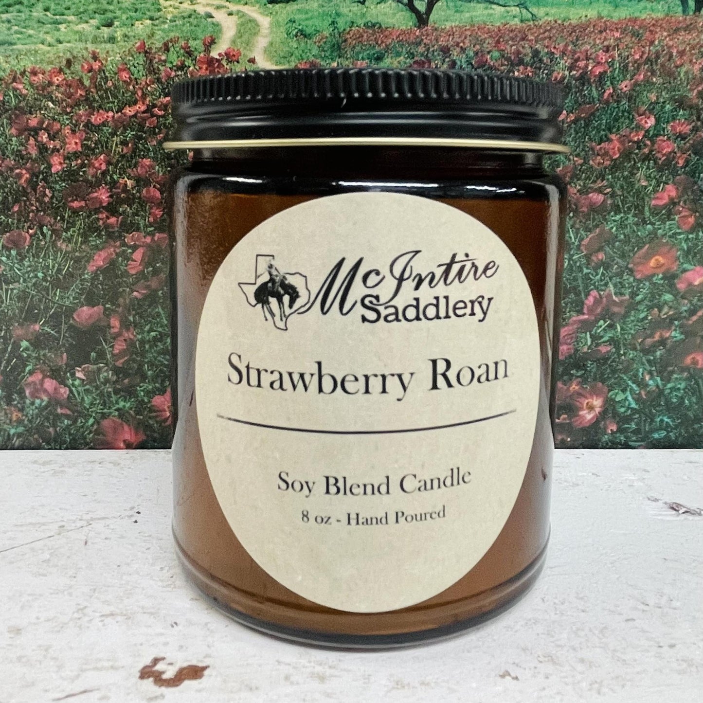 Strawberry Roan Candle -McIntire