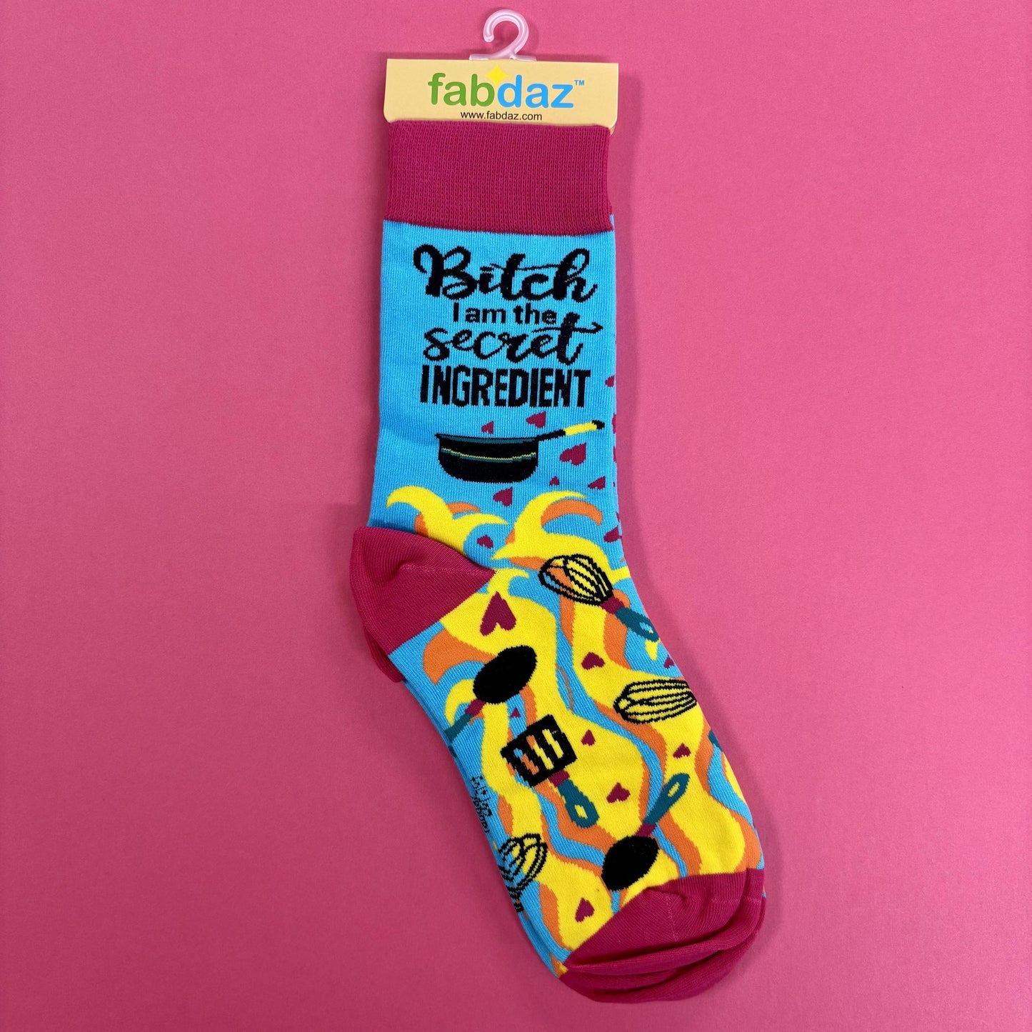 Bitch I Am The Secret Ingredient Socks - Fabdaz