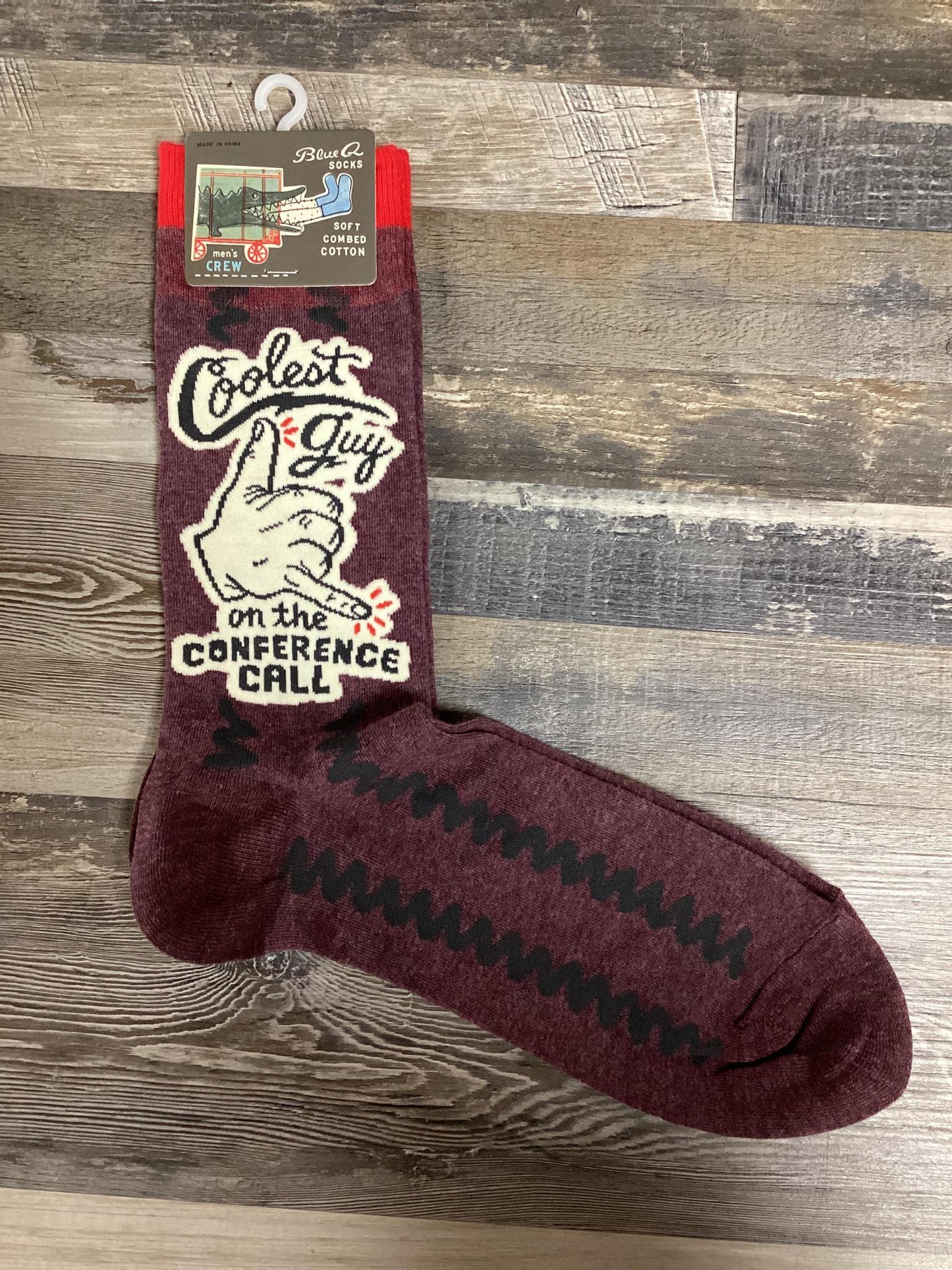"Coolest Guy" Socks- Blue Q