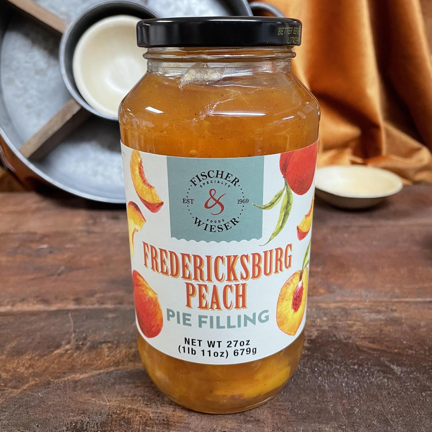 Fredericksburg Peach Pie Filling- Fischer & Wieser