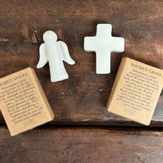Pocket Angel And Cross- Mud Pie