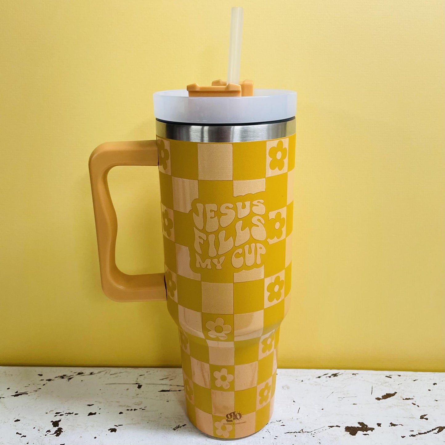Jesus Fills My Cup Tumbler - GLO
