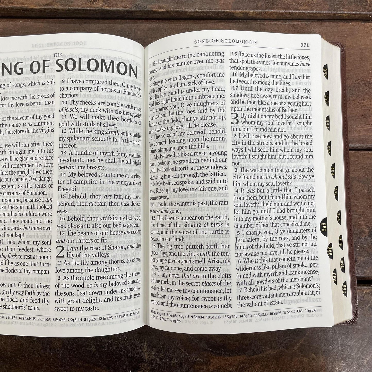 Super Giant Print Bible - KJV - Brown - CAG