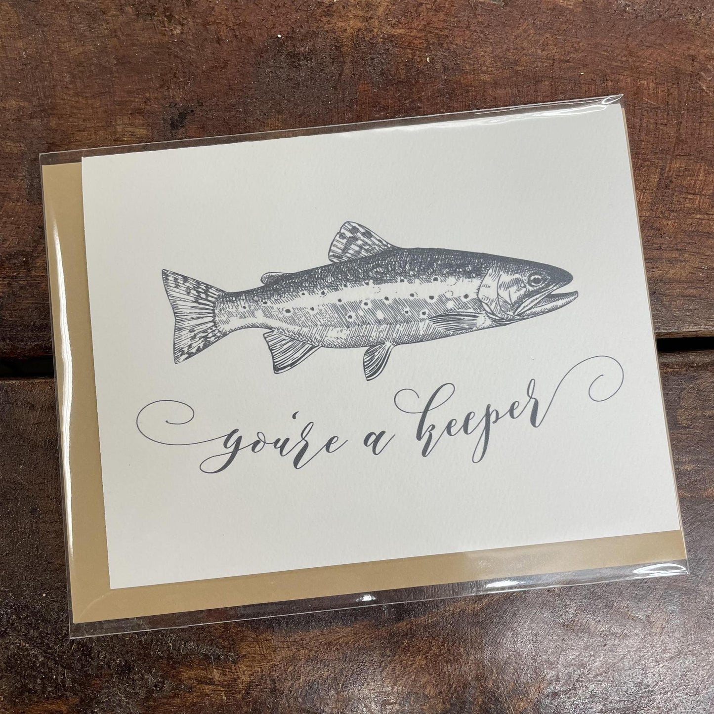 You're a Keeper Card- J&J