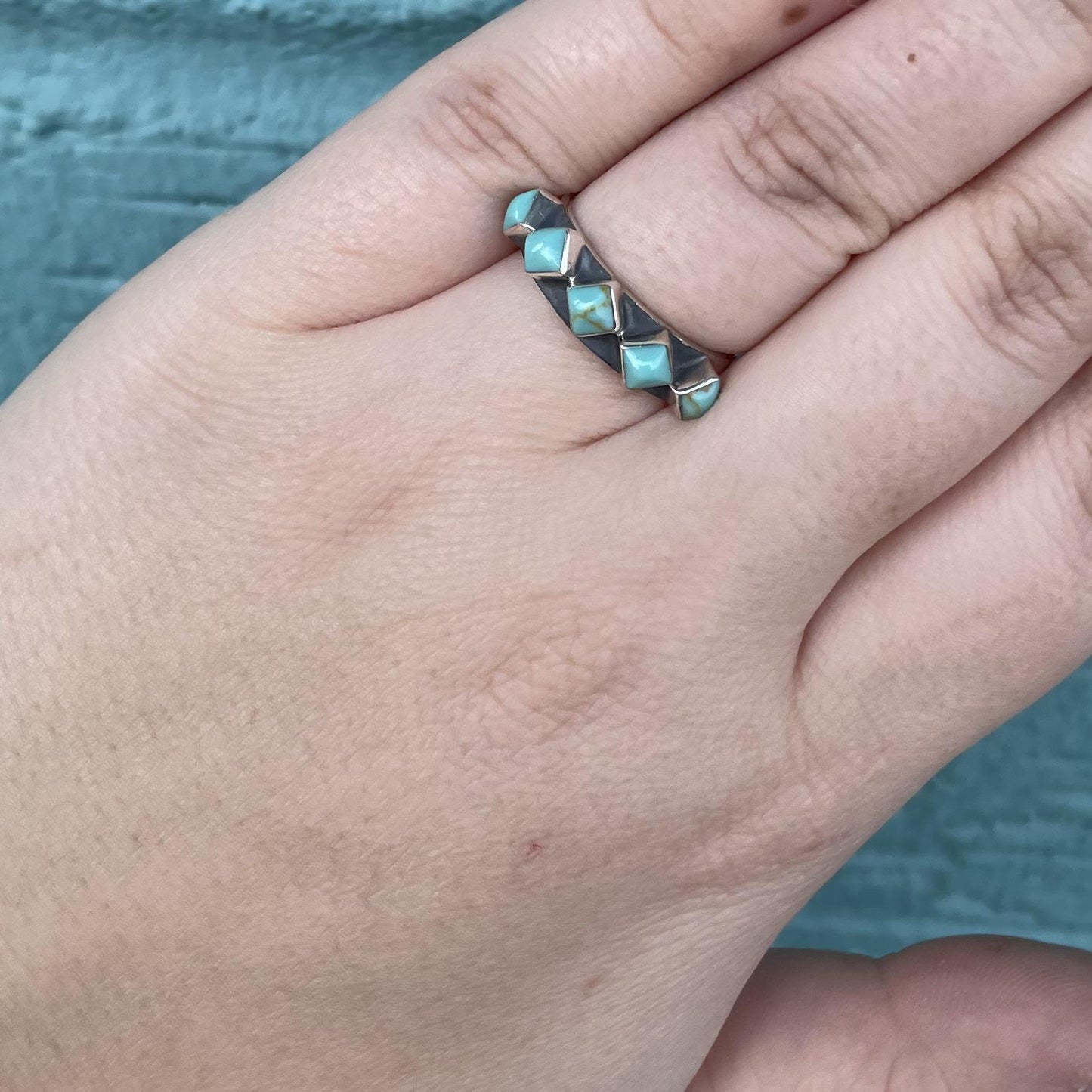 5 Stone Stacker Ring- Boho Sol