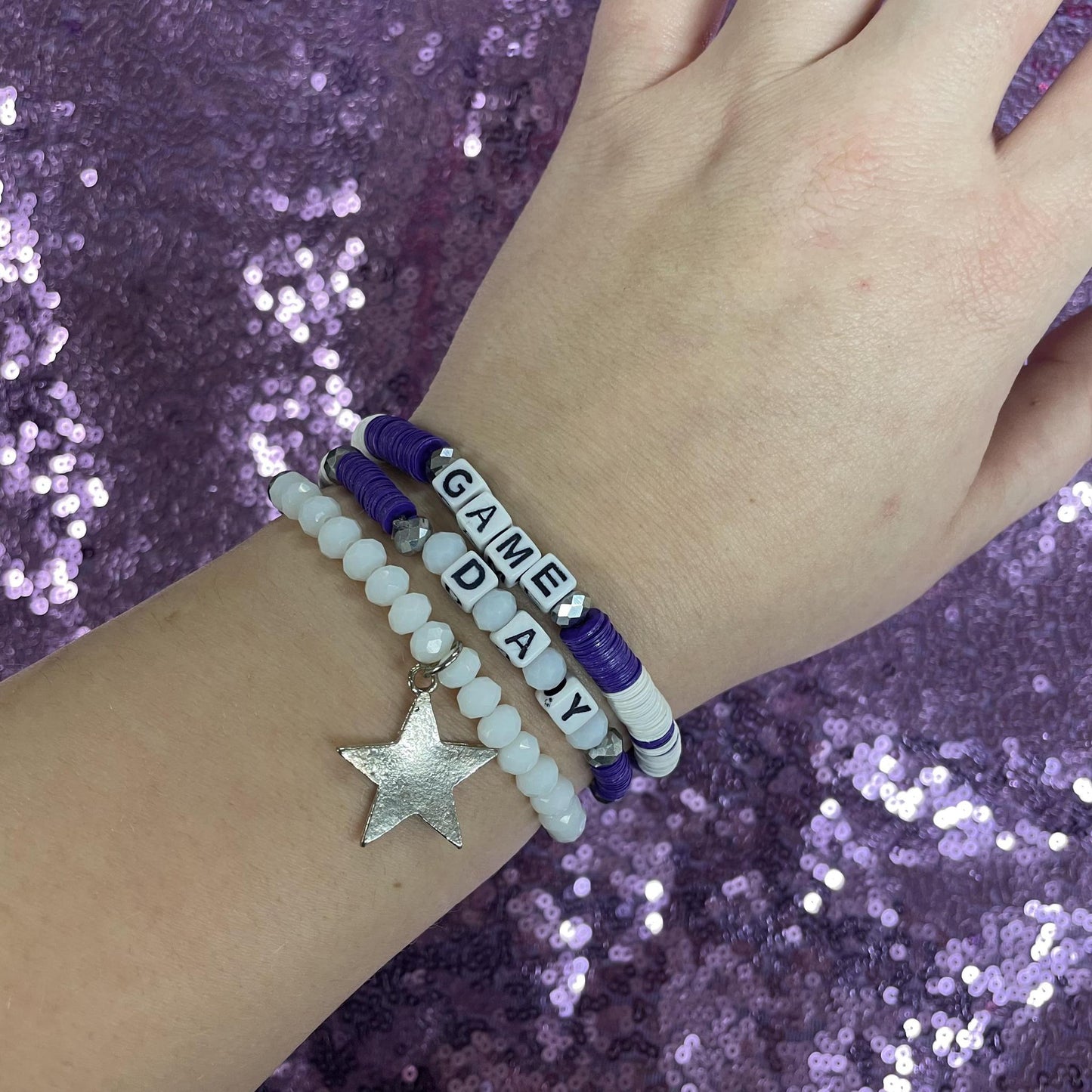 Game Day Bead Bracelet Set