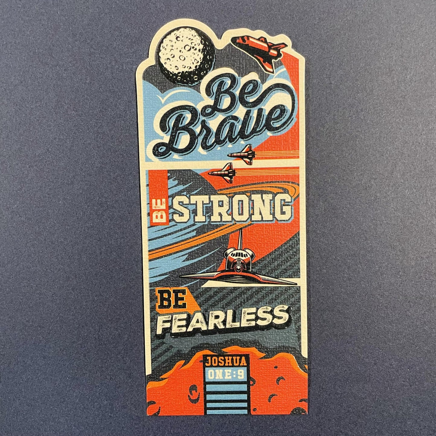 Be Brave Die Cut Bookmark - Christian Art Gifts