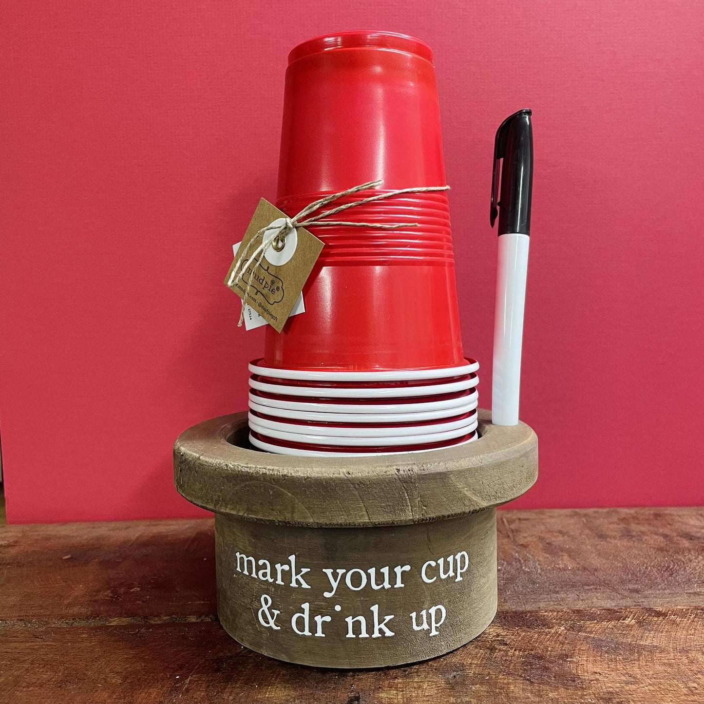 "Mark Your Cup" Disposable Cup and Marker Set