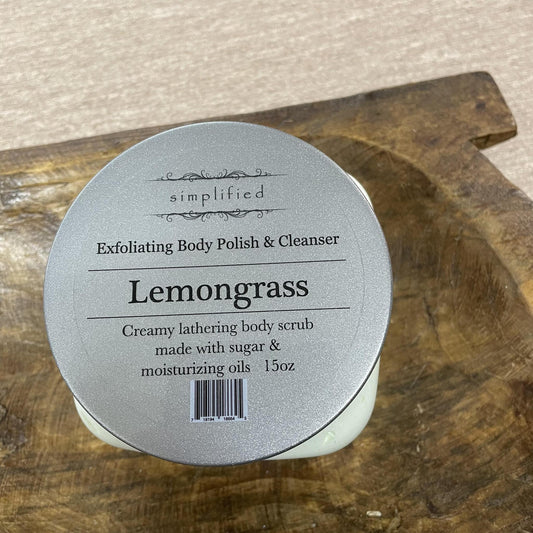 "Lemongrass" Body Scrub -Simplified