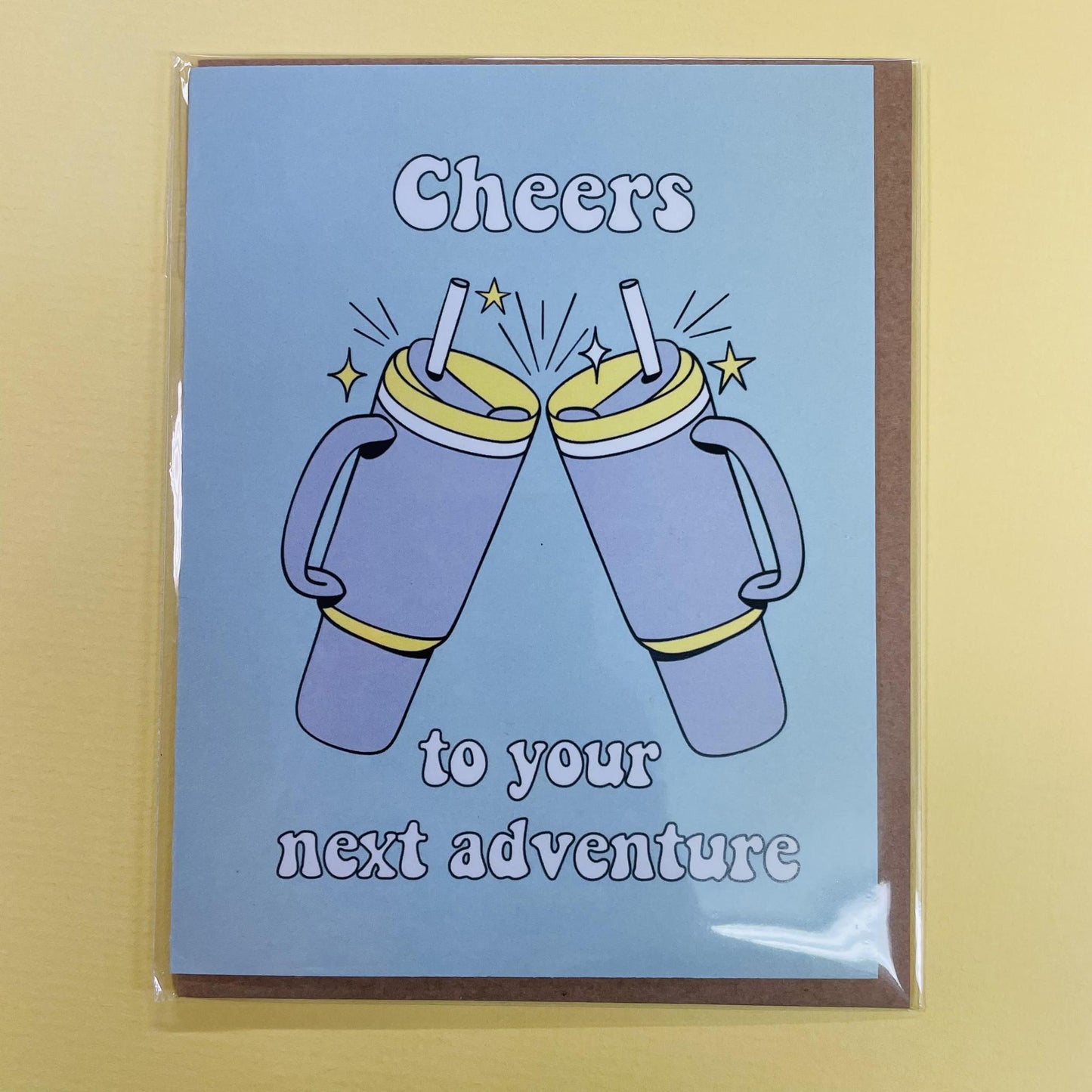 “Cheers to Your Next Adventure” Grad Card