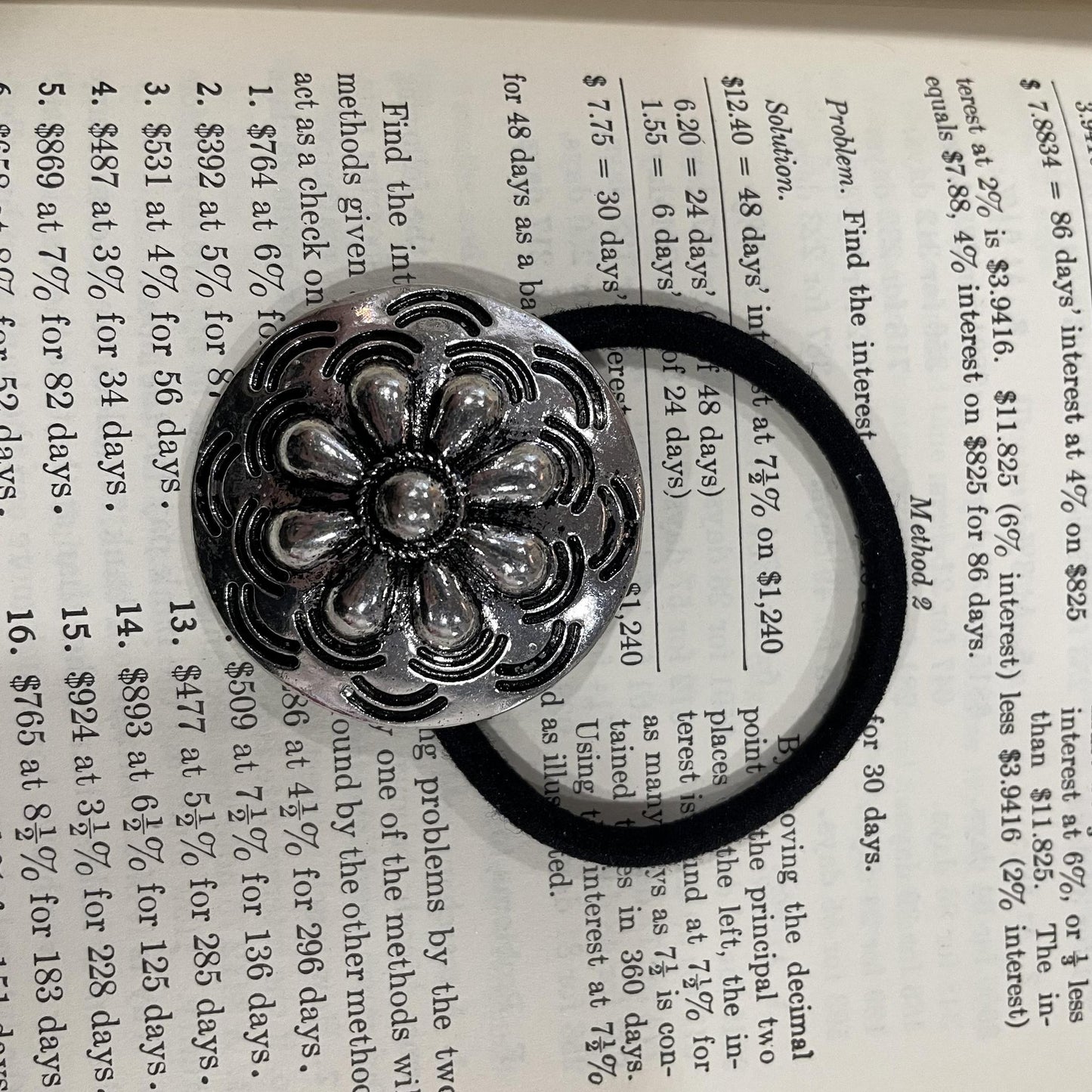 Concho Hair Tie- Dallas