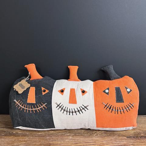 Connected Pumpkin Pillow- Mud Pie