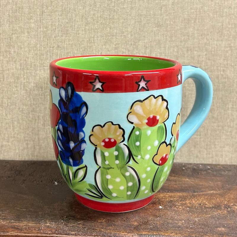 Texas Wildflower Cactus Mug- Glory Haus