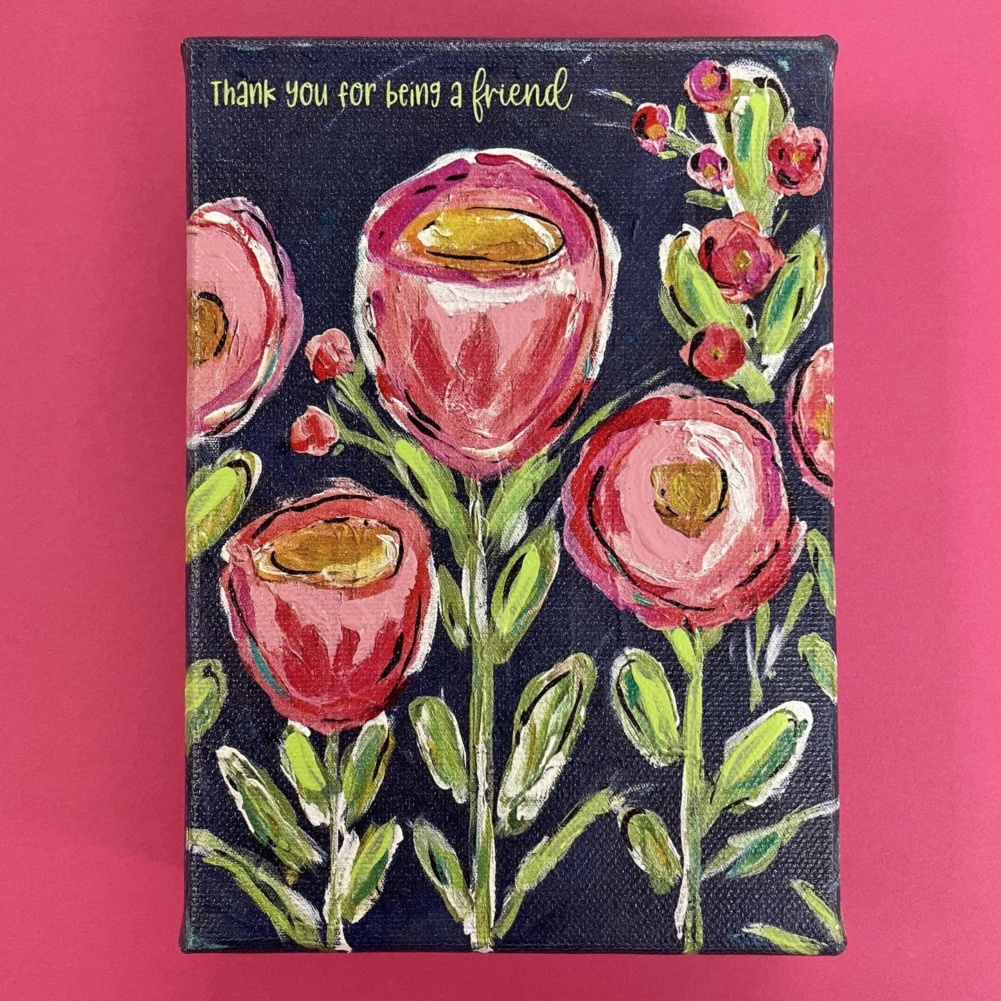Bright Floral Friend Canvas - Glory Haus
