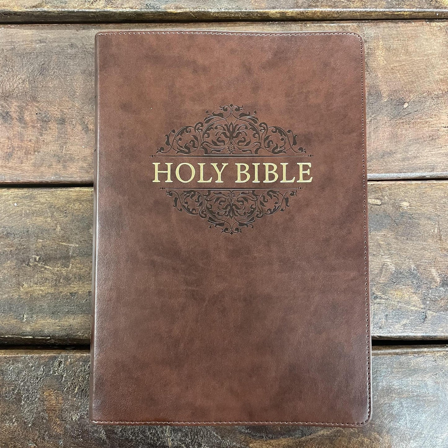 Super Giant Print Bible - KJV - Brown - CAG