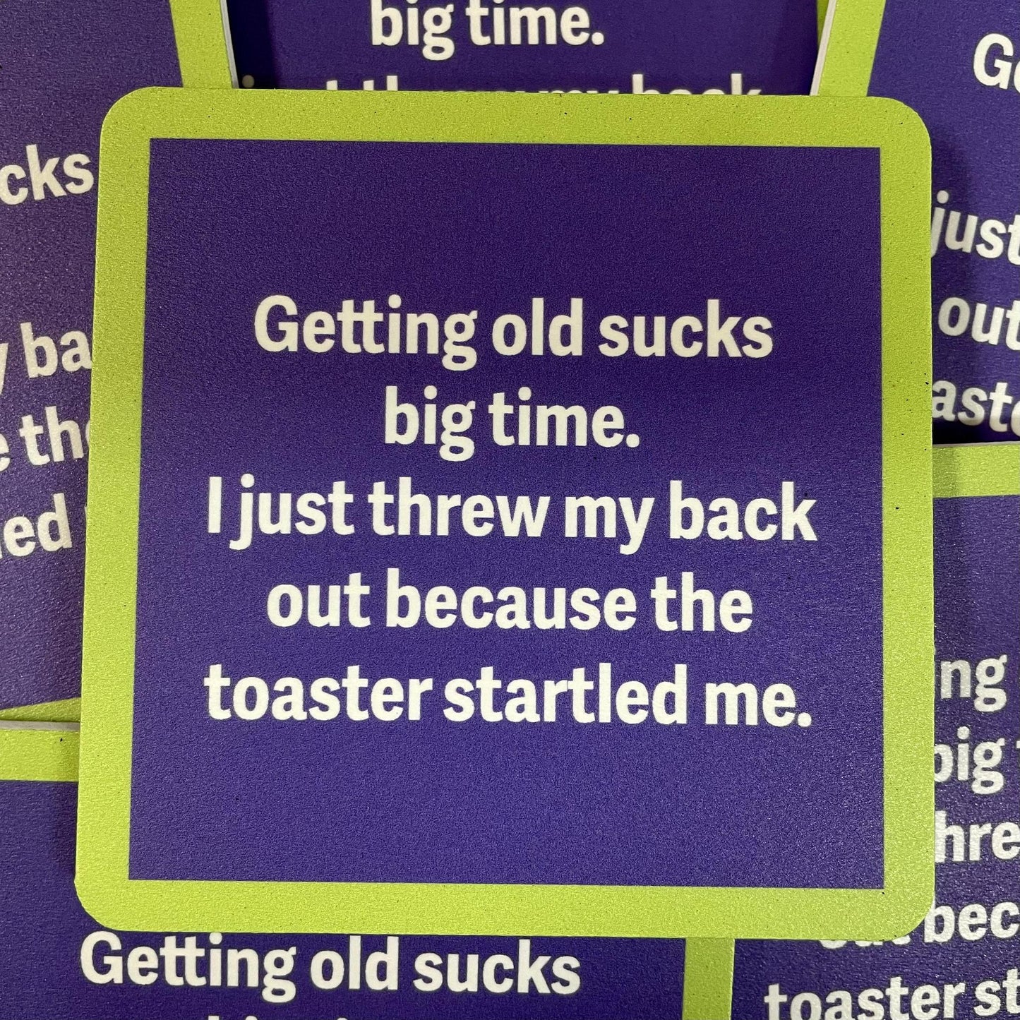 Threw out Back Coaster- Drinks On Me