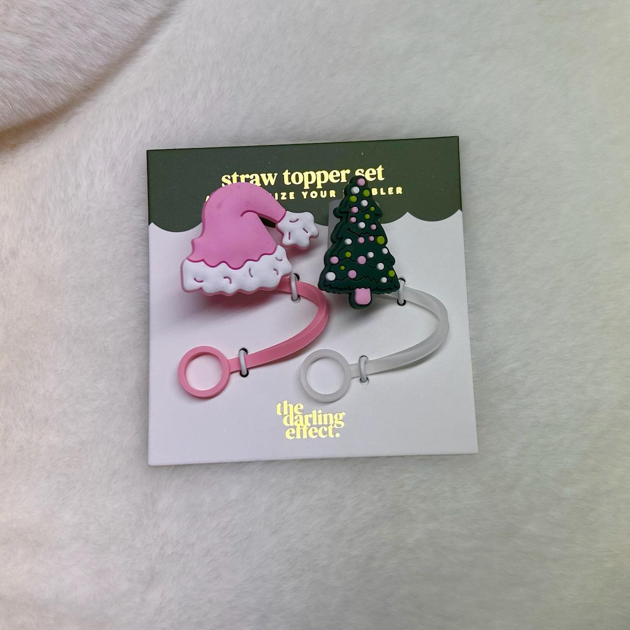 Christmas Straw Toppers- Darling Effect