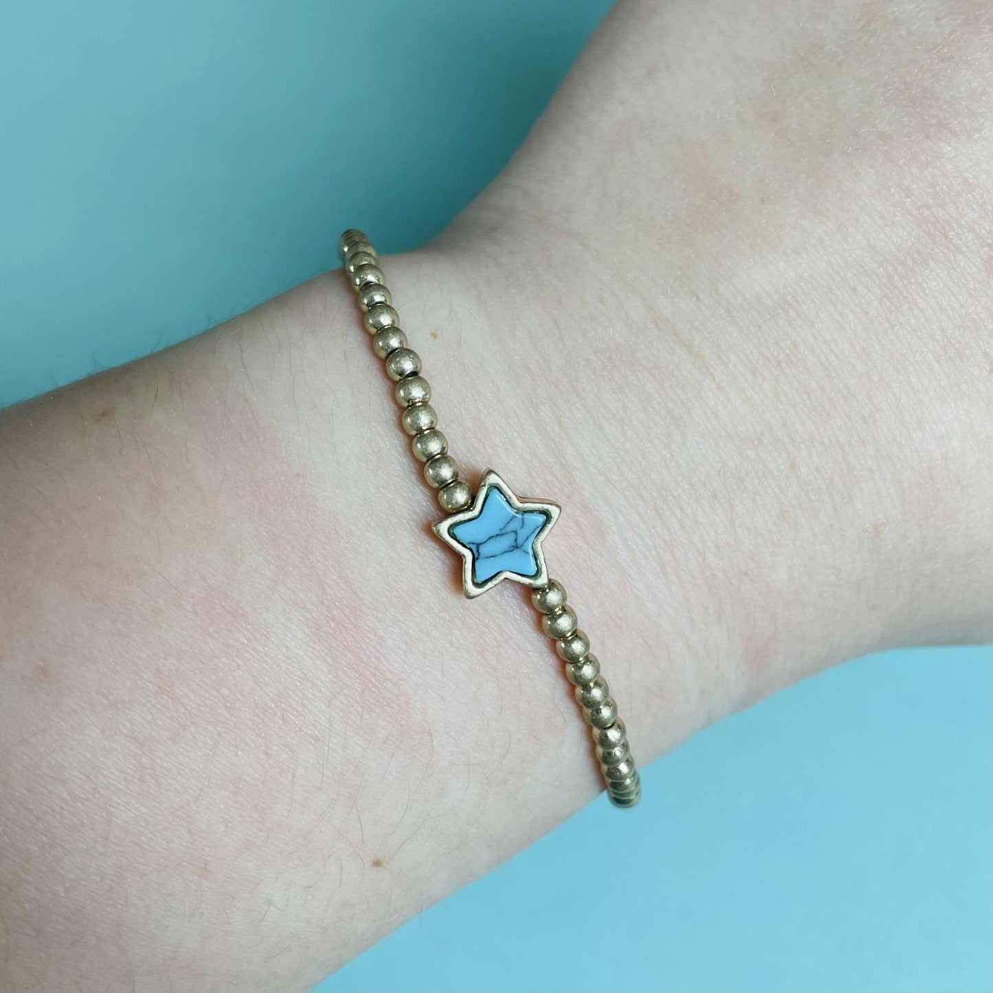 Beth Turquoise Star Bracelet - Canvas Style