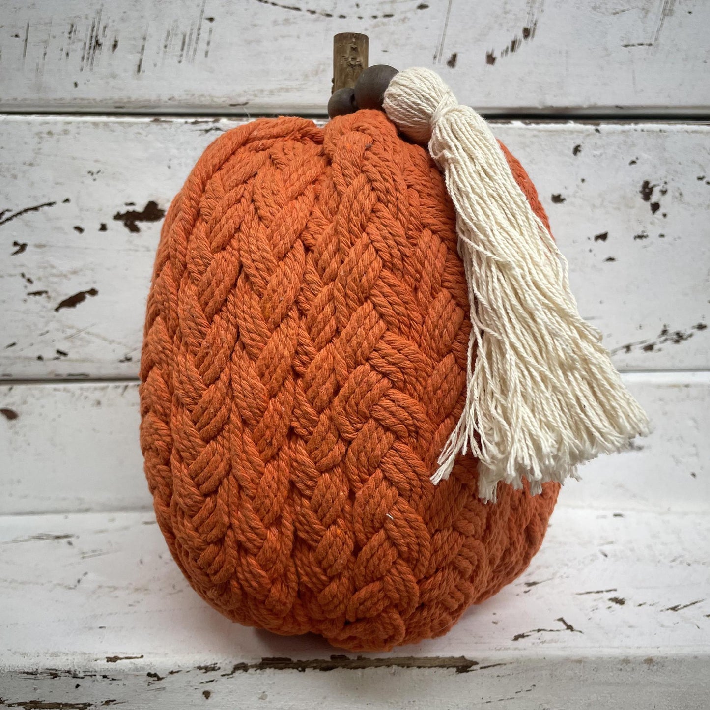 Orange Braided Pumpkin