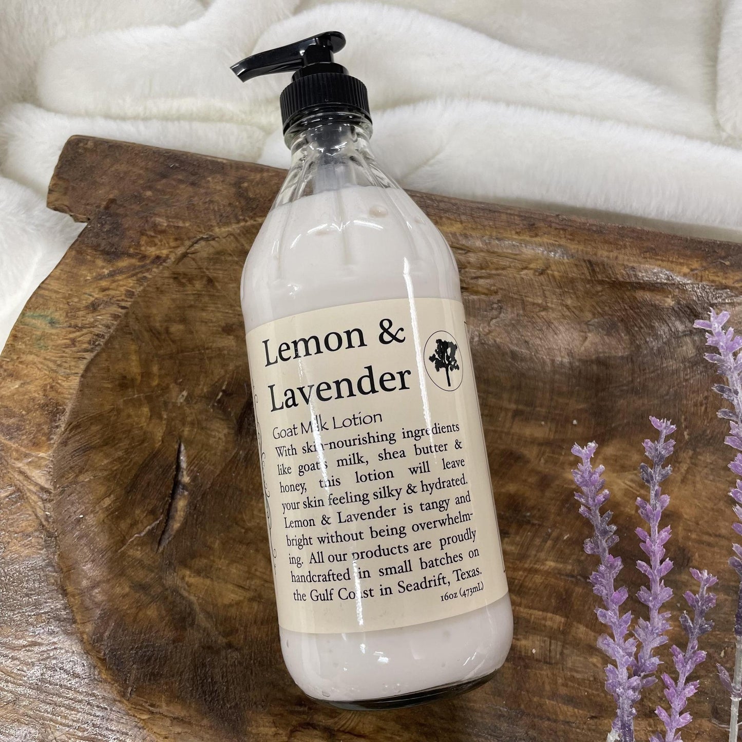 "Lemon & Lavender" Lotion 16oz -Simplified