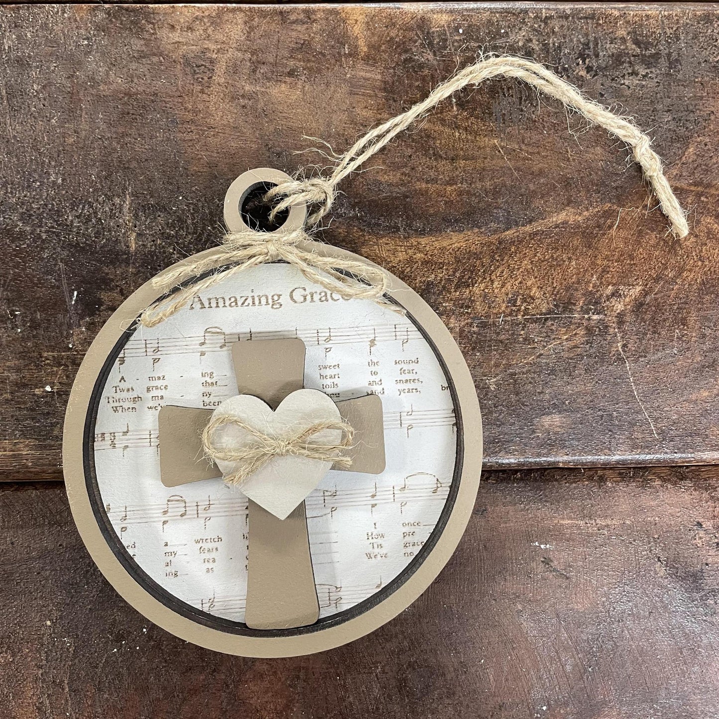 Amazing Grace Ornament - Pine Designs