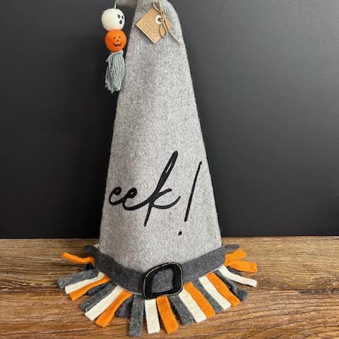 EEK Felt Witch Hat Sitter- Mud Pie