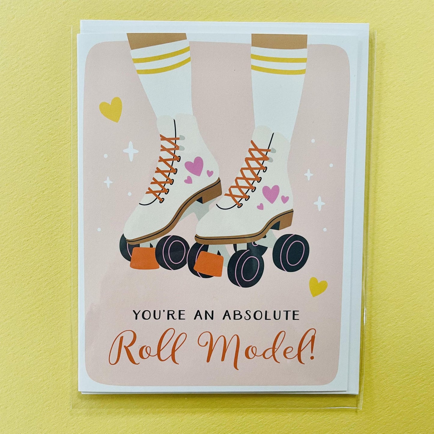 Roll Model Roller Skate Card