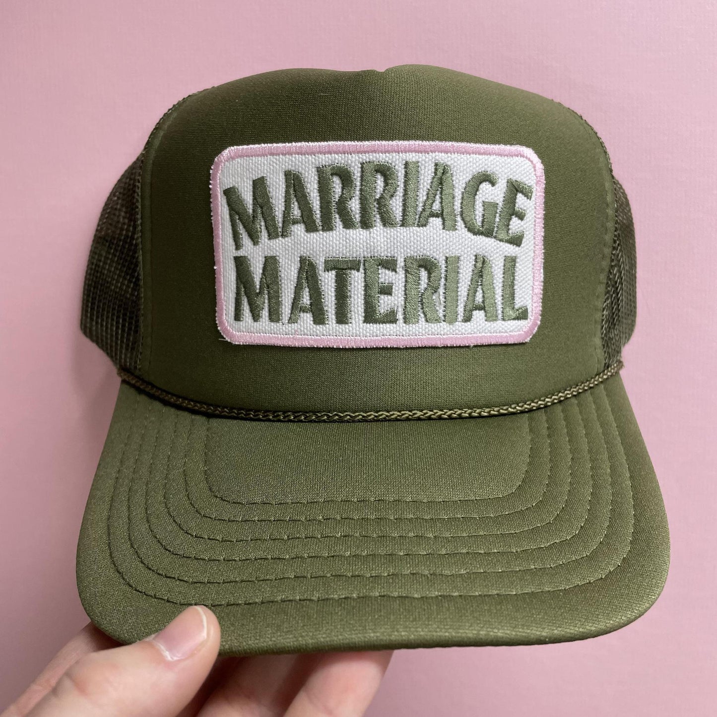 Marriage Material Trucker - Lucky Girl